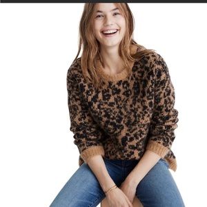Madewell leopard sweater
